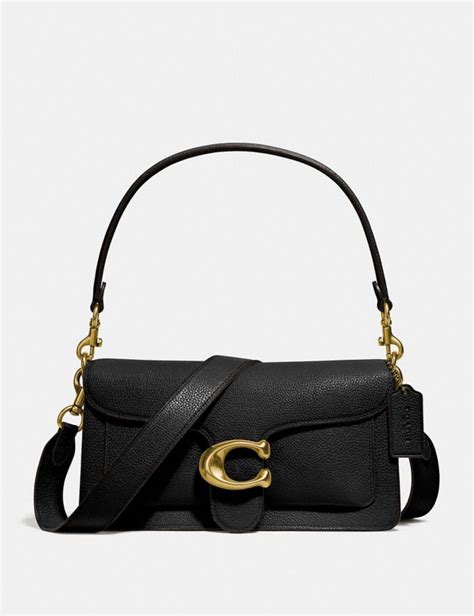 coach tabby shoulder bag black.